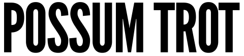 Possum Trot Text Logo